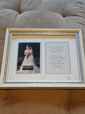 Silver and White Double Opening Picture Frame